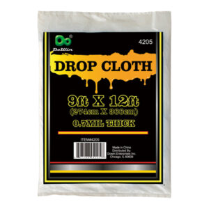 PLASTIC DROP CLOTH 9FTX12FT