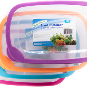RECT CONTAINER W/SOFT SEAL LID 63OZ