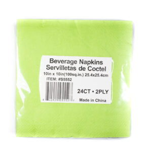 Napkin 10x10 24ct -Lime Green