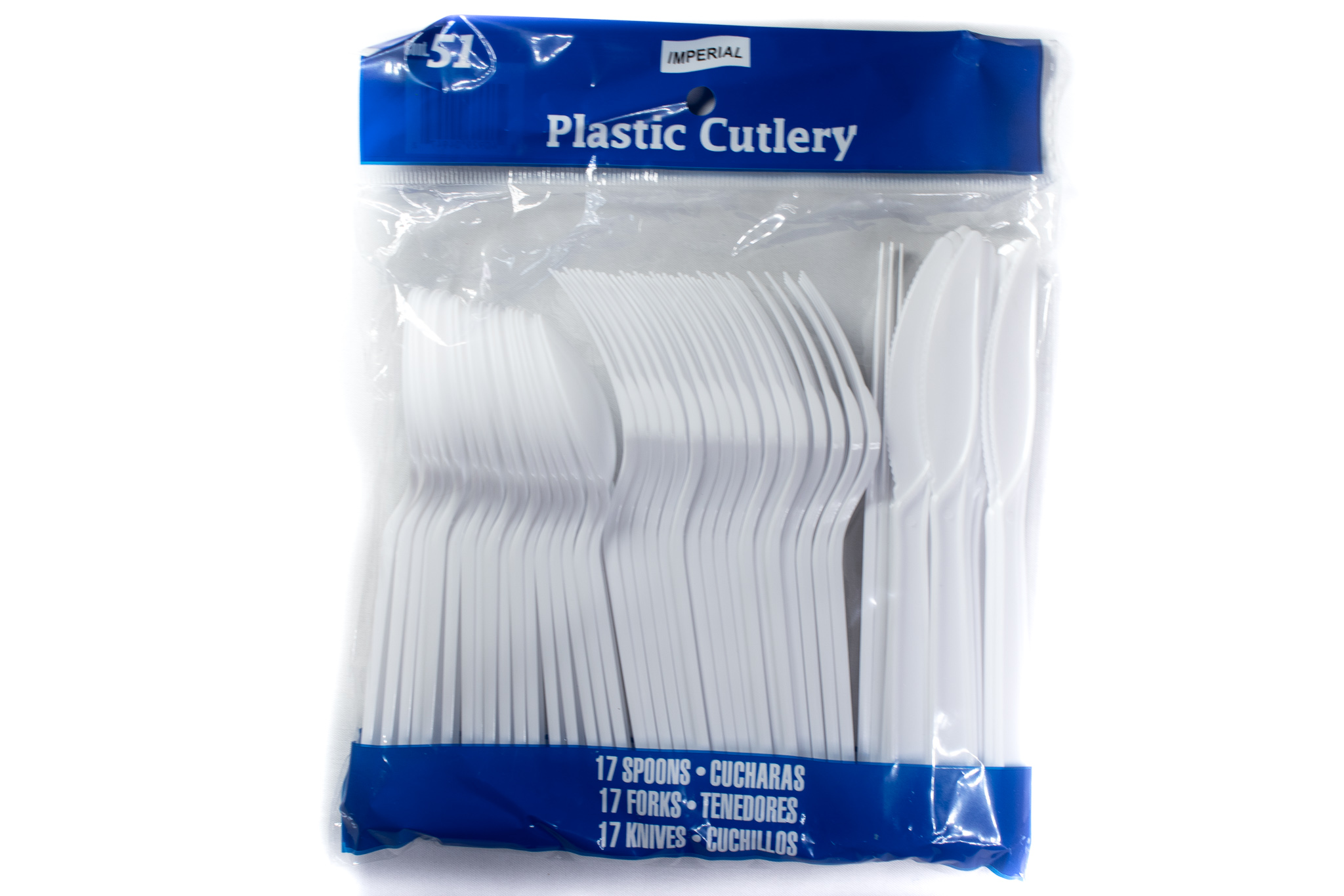 Cutlery 51pc Combo-White PS