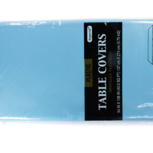 Table Cover Heavy -Light Blue 54x108