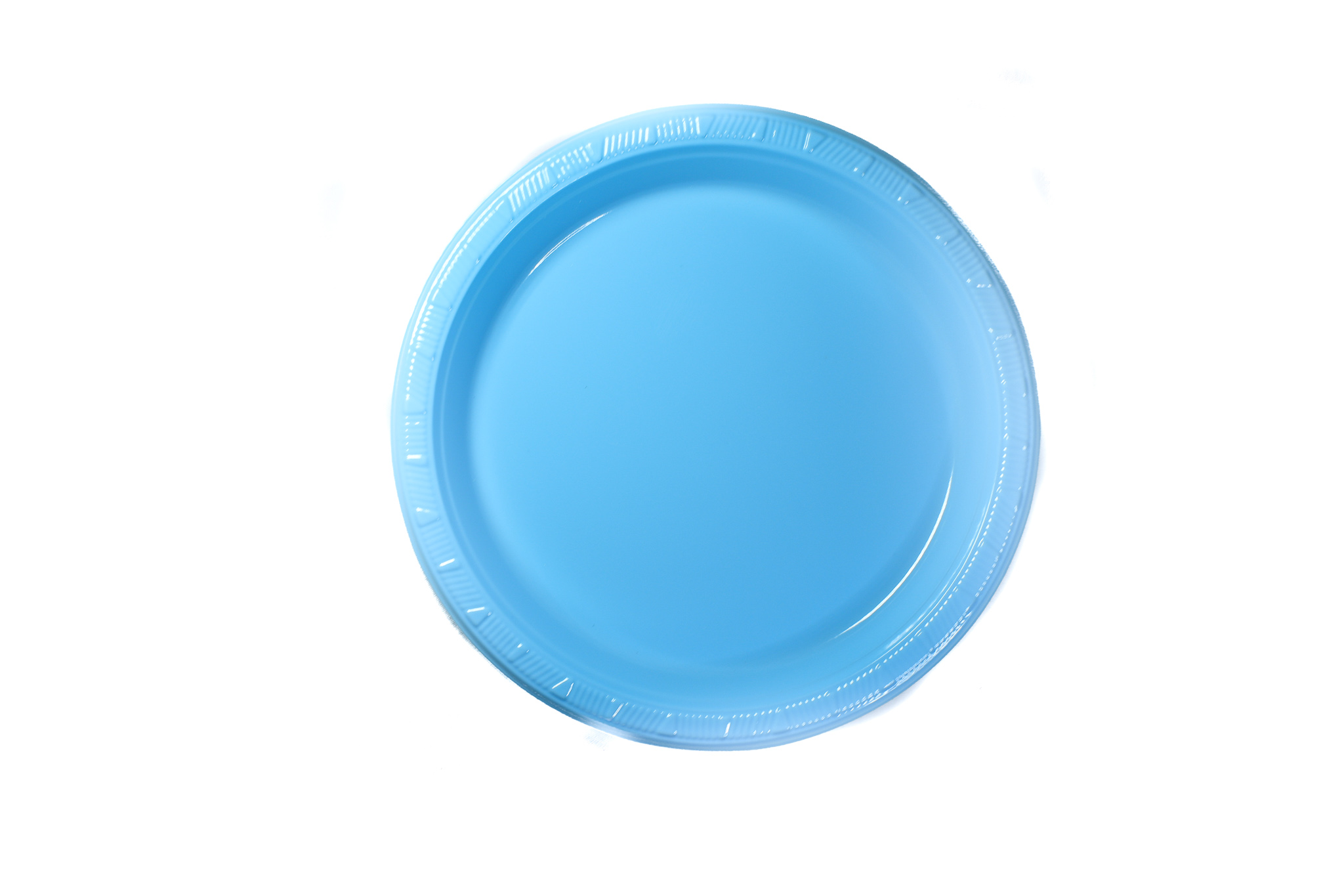 Cake Plate (Plastic) 7in 12ct-Light Blue 8-5 G