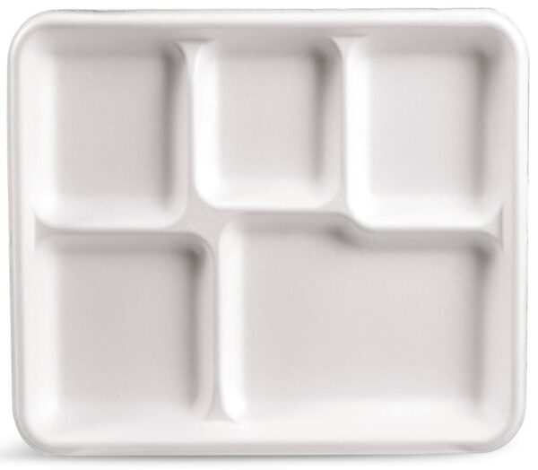 5 compartment school tray