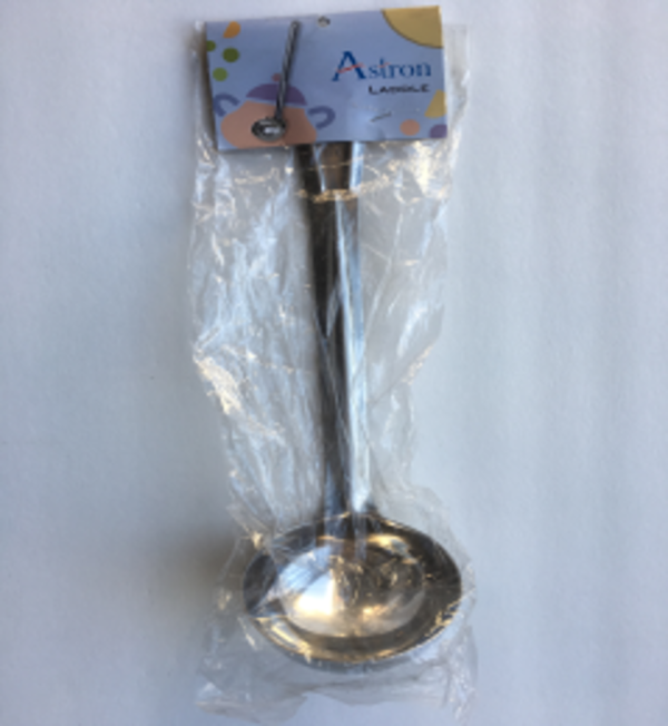 STAINLESS STEEL LADDLE 12 OZ.